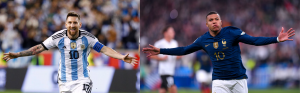 Argentinas herrlandslag i fotboll mot Frankrikes herrlandslag i fotboll laguppställning